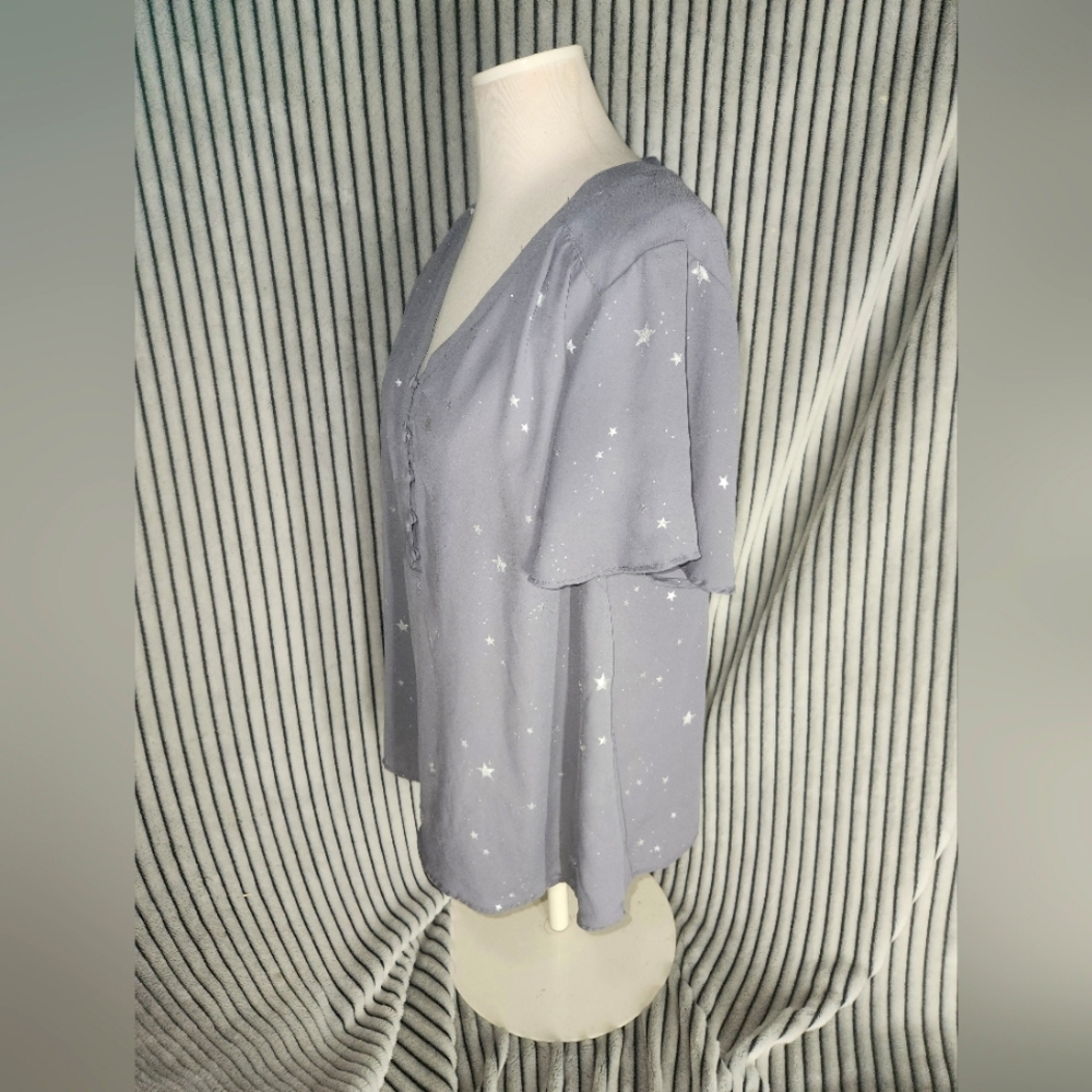 Torrid Georgette Button Placketblouse Size 00 (Ou… - image 6